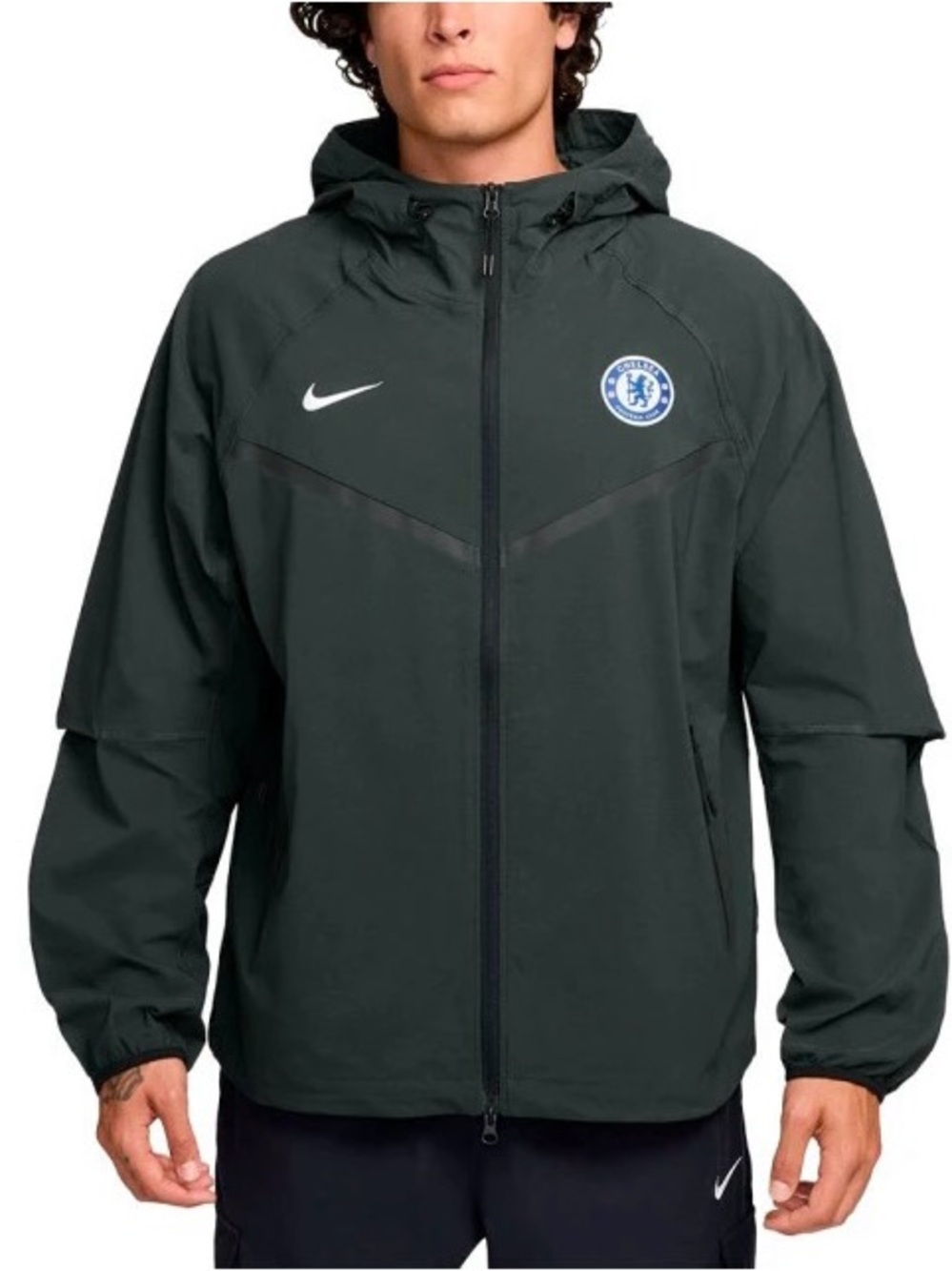 NWT $160 Nike Tech Windrunner Chelsea FC 25/26 Jacket Dark Green Small